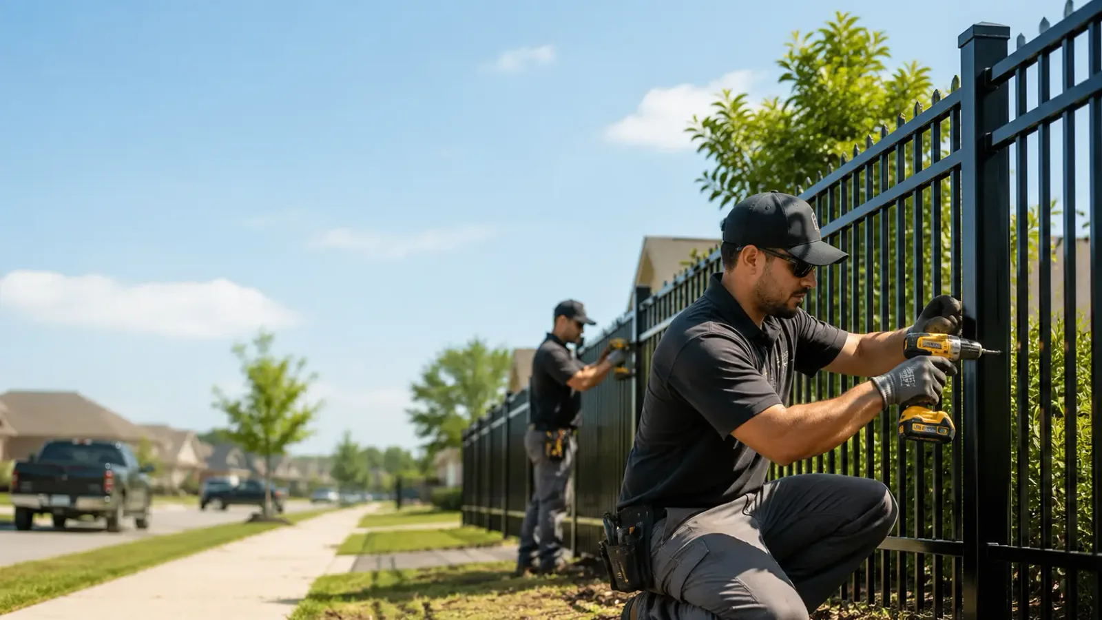 Metal Fence Installation in Redwater, TX